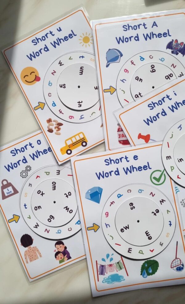 Phonics words wheel✨