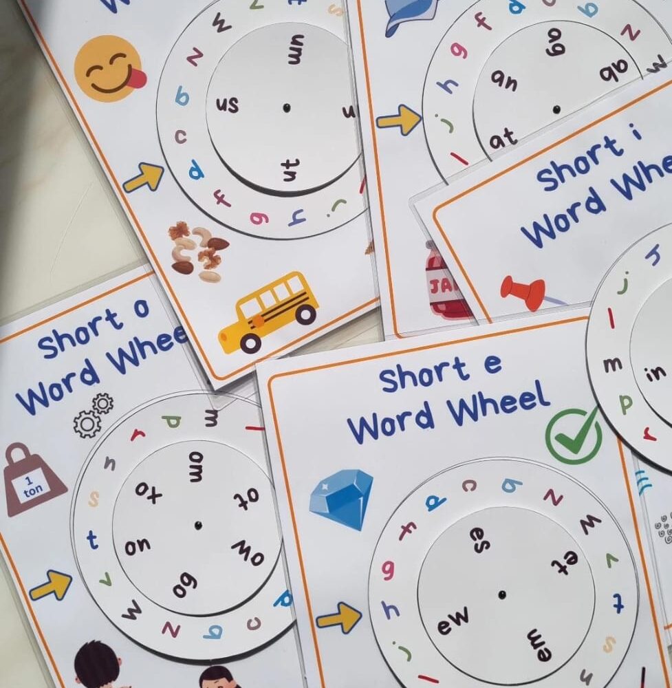Phonics words wheel✨