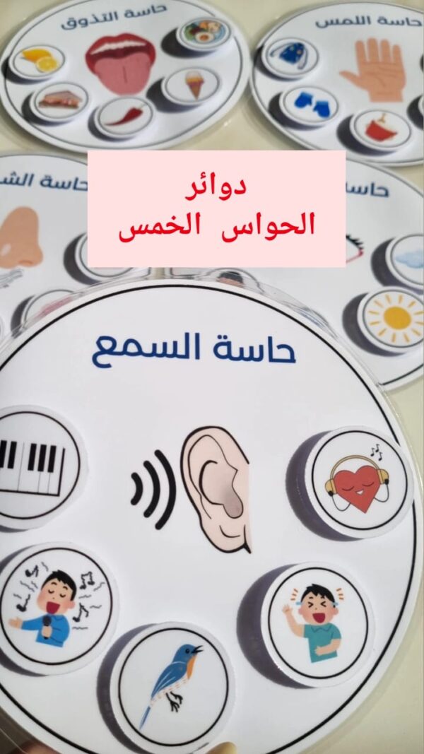 دوائر الحواس الخمس✨
